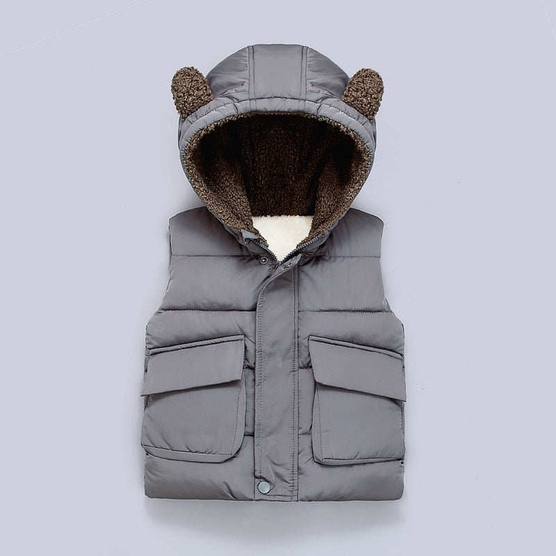 Детски елек Hoody Bear SS24-Thedresscode