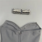 Дамска мини рокля GRAY MOOD FW 2026-Дамска мини рокля Blue Serena 24'-Thedresscode