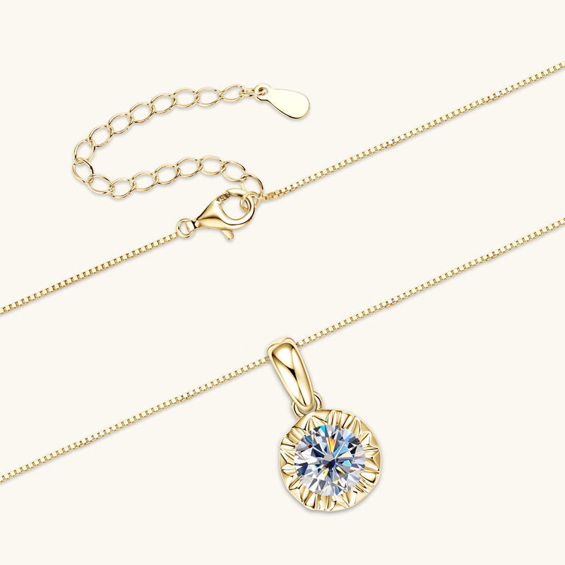 Дамско колие Gold Classic Solitaire SS26