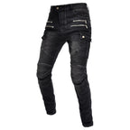 Мъжки дънки с протектори Moto World SS25-Thedresscode