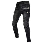 Мъжки дънки с протектори Moto World SS25-Thedresscode