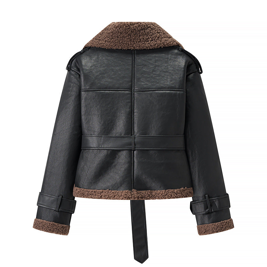 Дамско палто Chocolate Shearling SS27