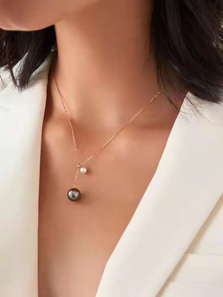 Дамско колие 2 Pearls FW 2026-Thedresscode