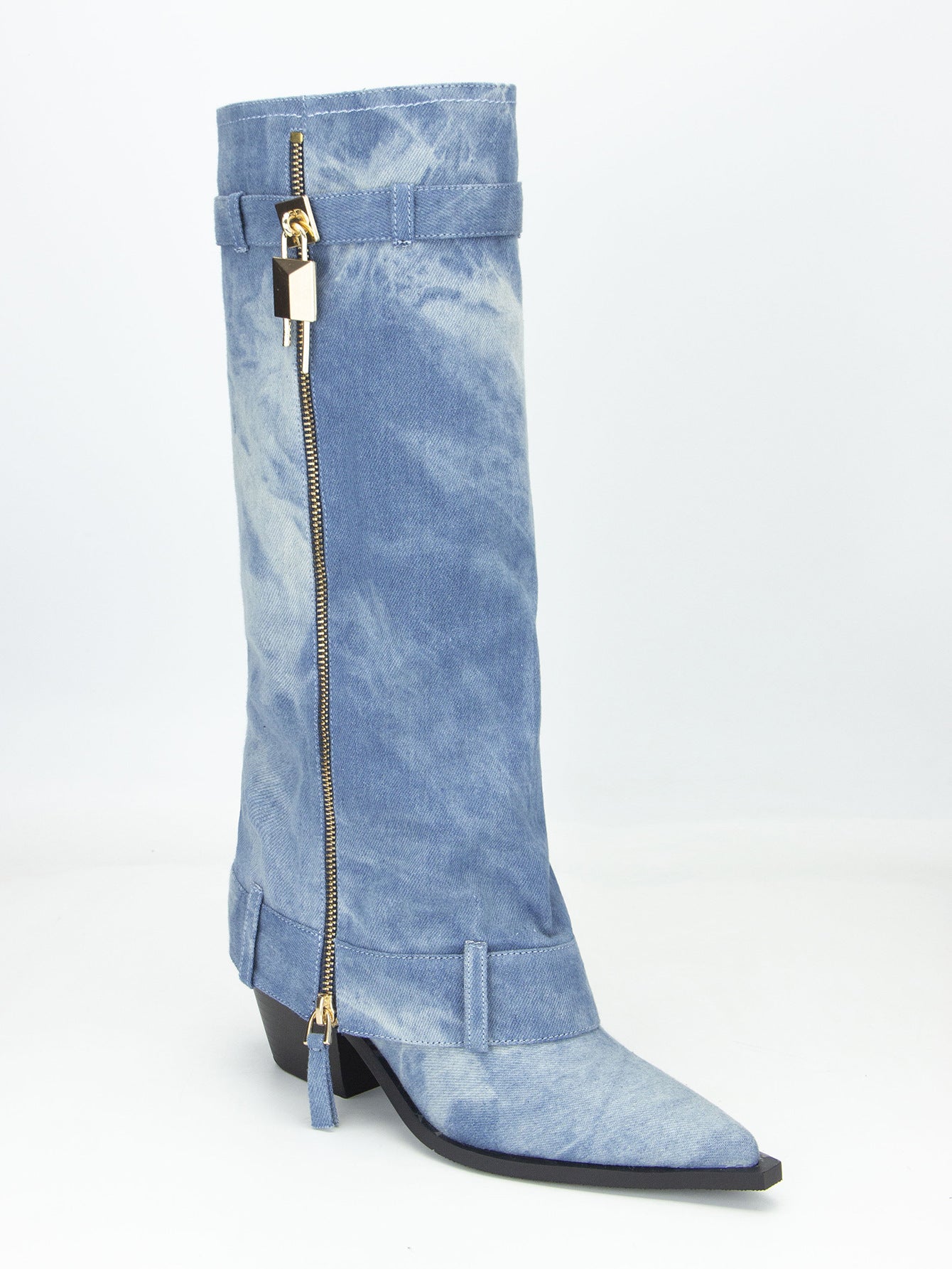 Дамски ботуши Denim Lock FW 2026-Thedresscode