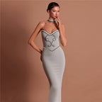 Дамска мини рокля GRAY MOOD FW 2026-Дамска мини рокля Blue Serena 24'-Thedresscode