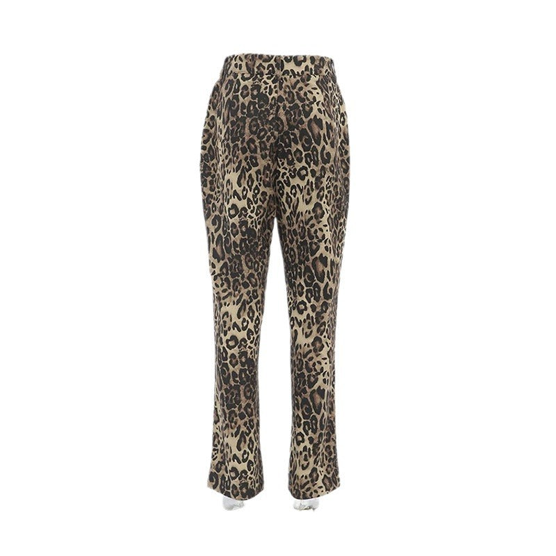 Дамски дънки Leopard **SALE 25**-Thedresscode