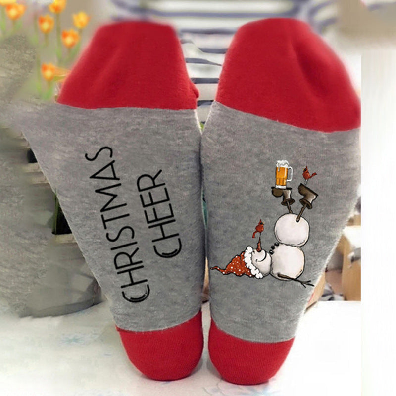 Мъжки чорапи Drunk Snowman 2026-Thedresscode