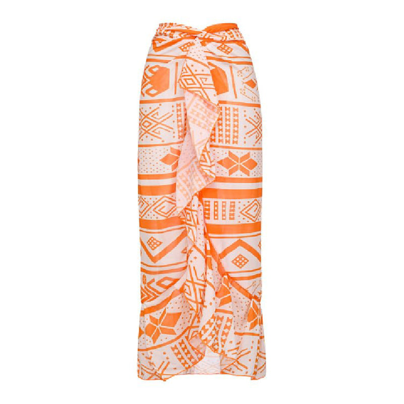 Дамски бански + плажна пола Tribal Sunset SS25-бански-Thedresscode