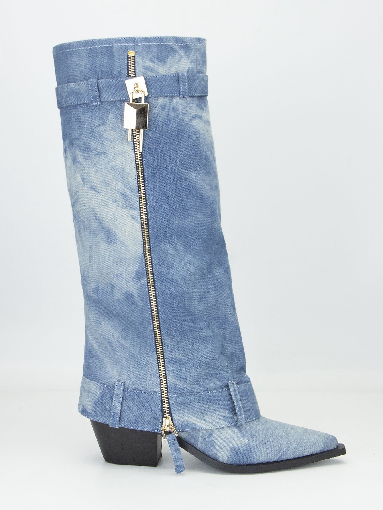 Дамски ботуши Denim Lock FW 2026-Thedresscode