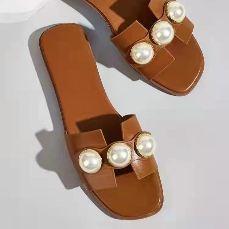 Дамски чехли Pearls SS25-https://detail.1688.com/offer/697855070432.html?kj_agent_plugin=aibuy-Thedresscode