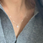 Коледно колие Crystal Snowflake FW 2026-Thedresscode