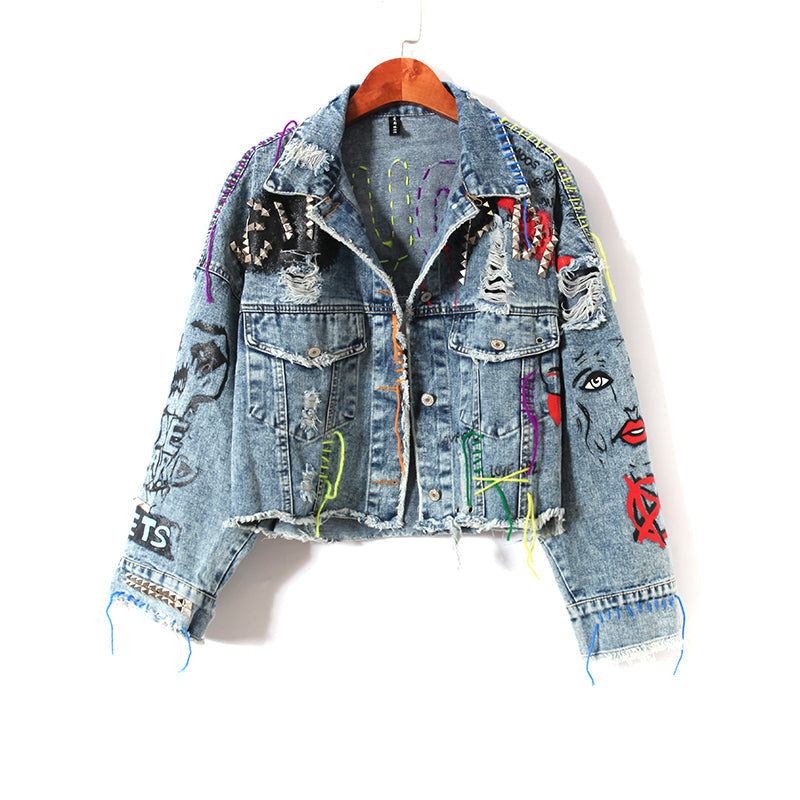 Дамско дънково яке Forget about FW 2026-Thedresscode