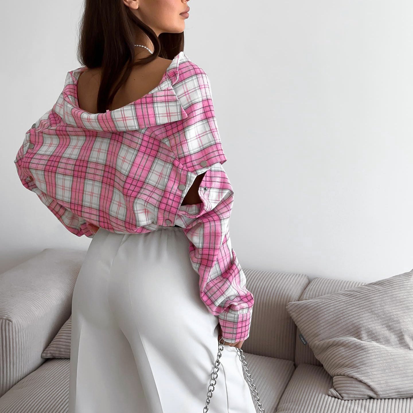 Дамска риза Candy Check FW 2026-https://detail.1688.com/offer/895933775564.html?_t=1751459445446&spm=a2615.7691456.co_1_0_wangpu_score_0_0_0_0_0_0_0000_0.0-Thedresscode