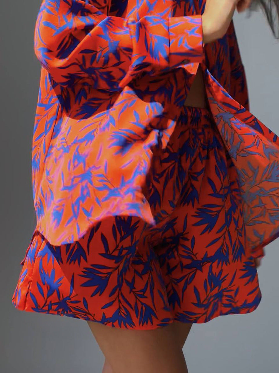Дамски комплект Tropical Fire SS25-Thedresscode