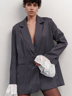 Дамско сако White Puff Sleeve FW 2026-https://detail.1688.com/offer/828460083310.html?kj_agent_plugin=aibuy-Thedresscode