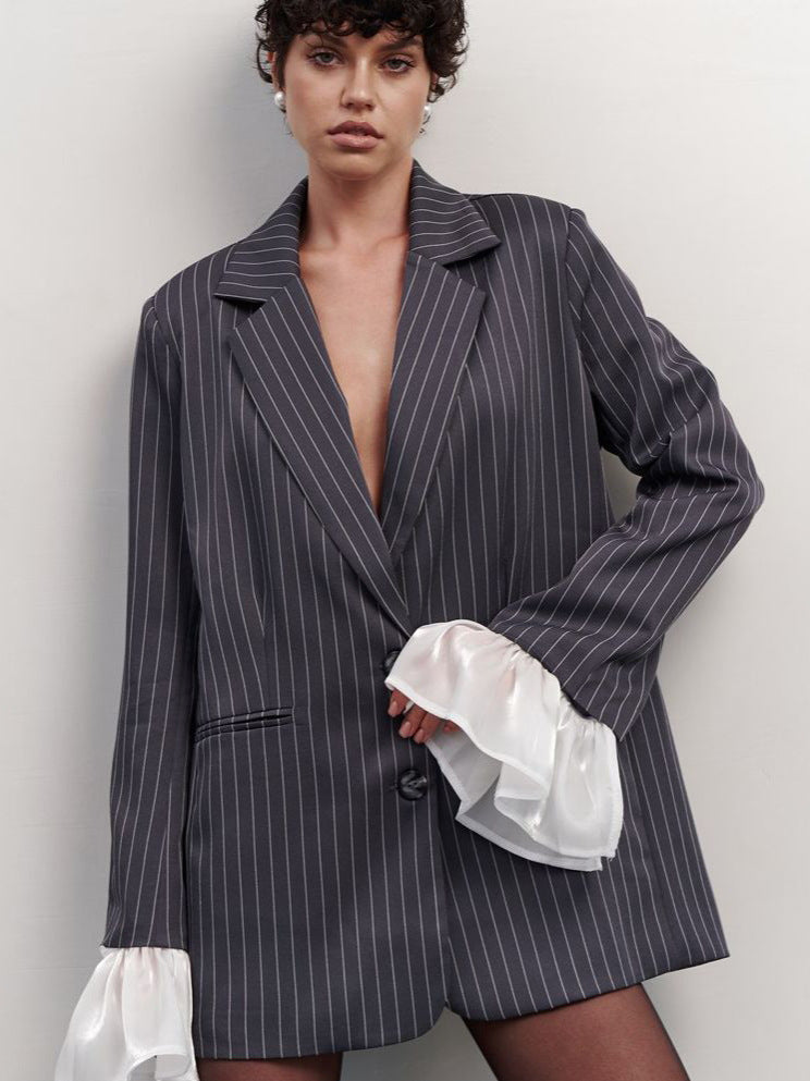 Дамско сако White Puff Sleeve FW 2026-https://detail.1688.com/offer/828460083310.html?kj_agent_plugin=aibuy-Thedresscode