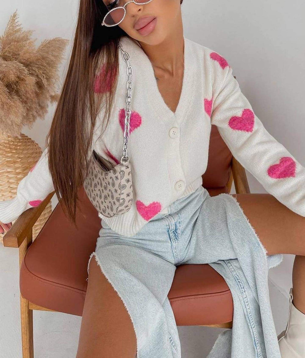 Дамска жилетка Love Crush FW 2026-Thedresscode