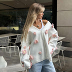 Дамска жилетка Pink 3D Flowers FW 2026-Дамска жилетка Pink 3D Flowers 25'-Thedresscode