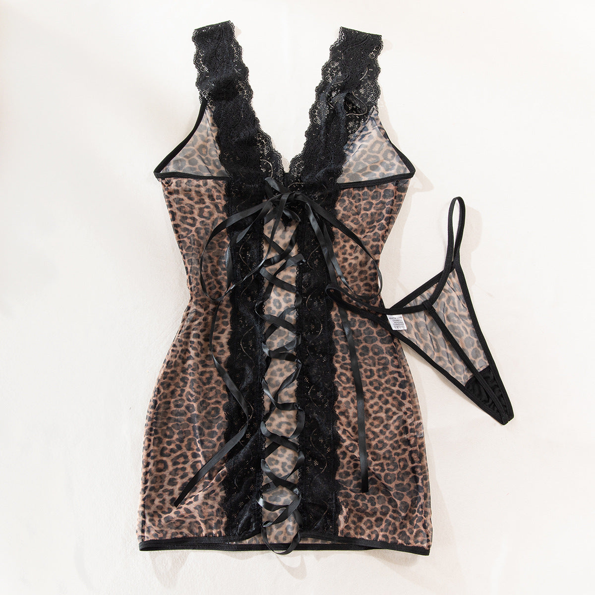 Дамска нощницa бельо Leopard Print SS26