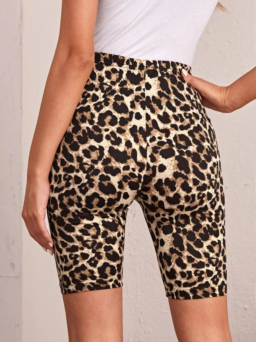 Дамски къс клин Leopard **SALE 25**-Дамски къс клин Leopard SS25-Thedresscode