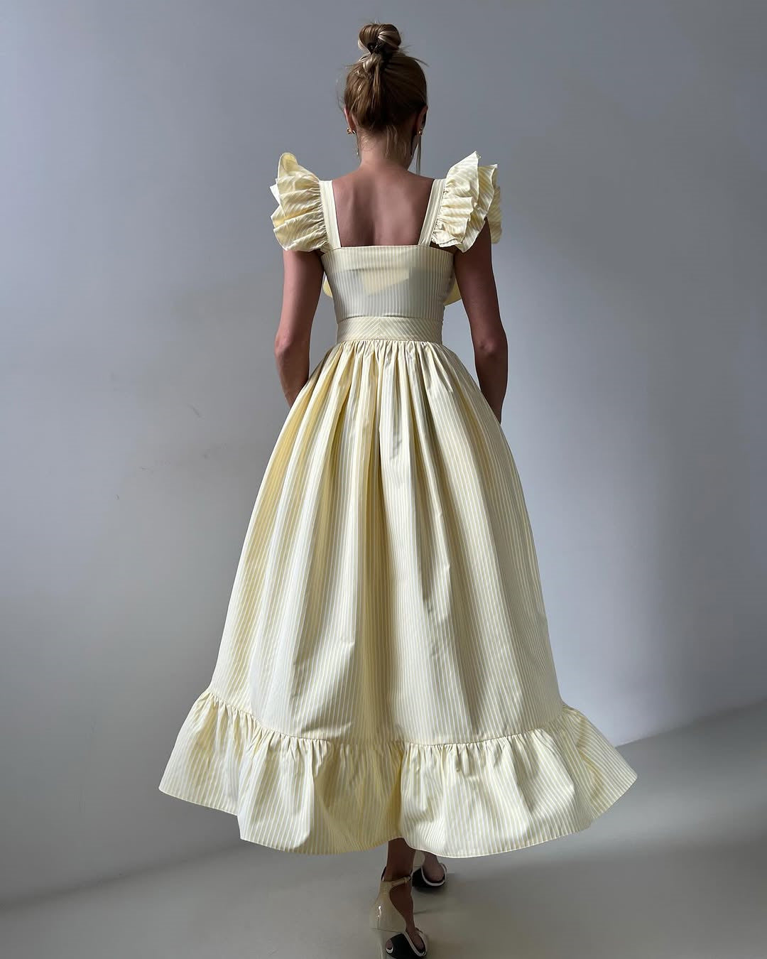 Дамска рокля Sunbeam Frill SS25-https://detail.1688.com/offer/933517761541.html-Thedresscode