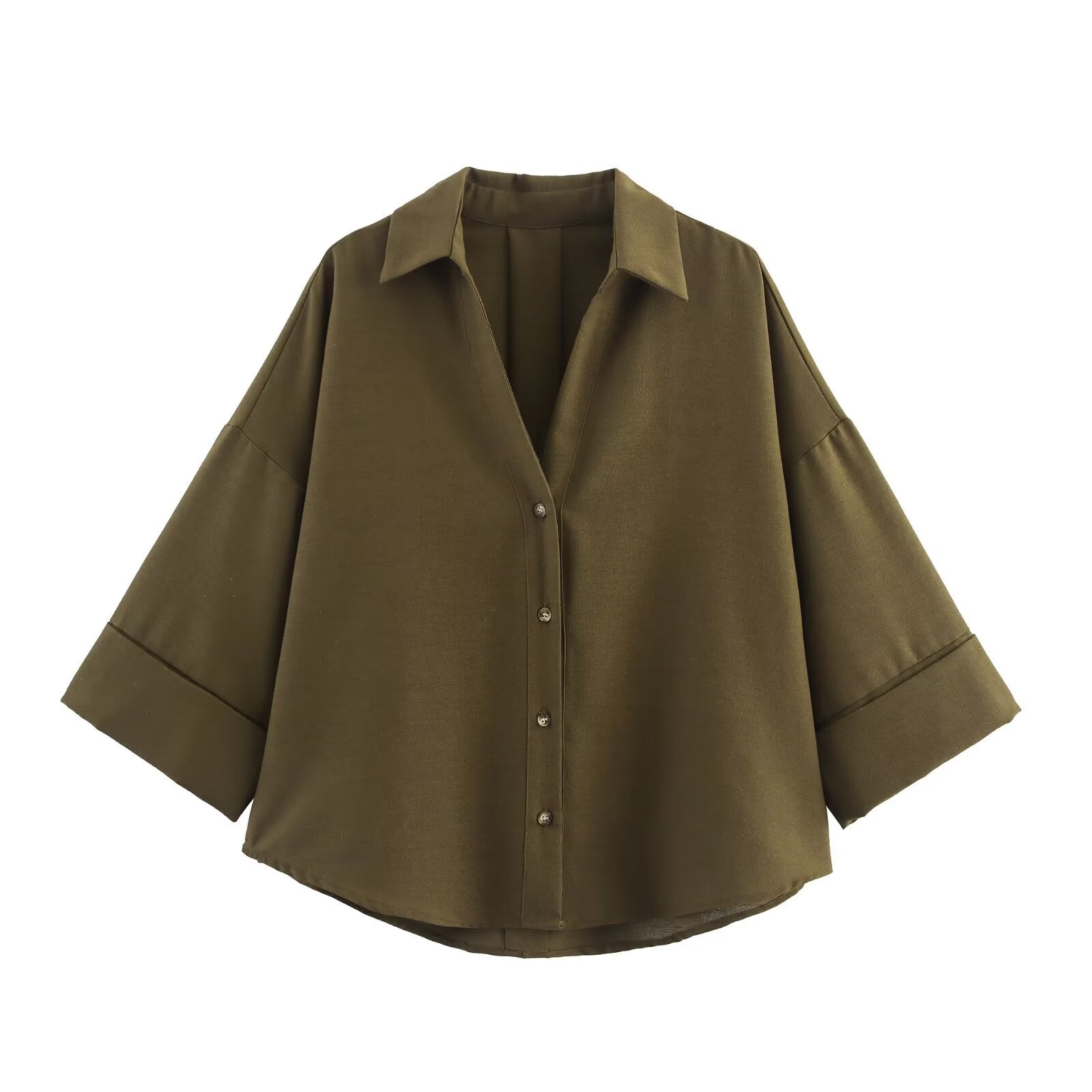 Дамска риза Olive Oversize SS26