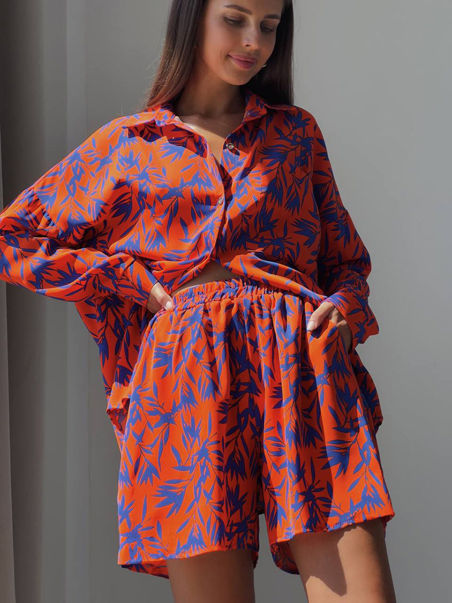 Дамски комплект Tropical Fire SS25-Thedresscode