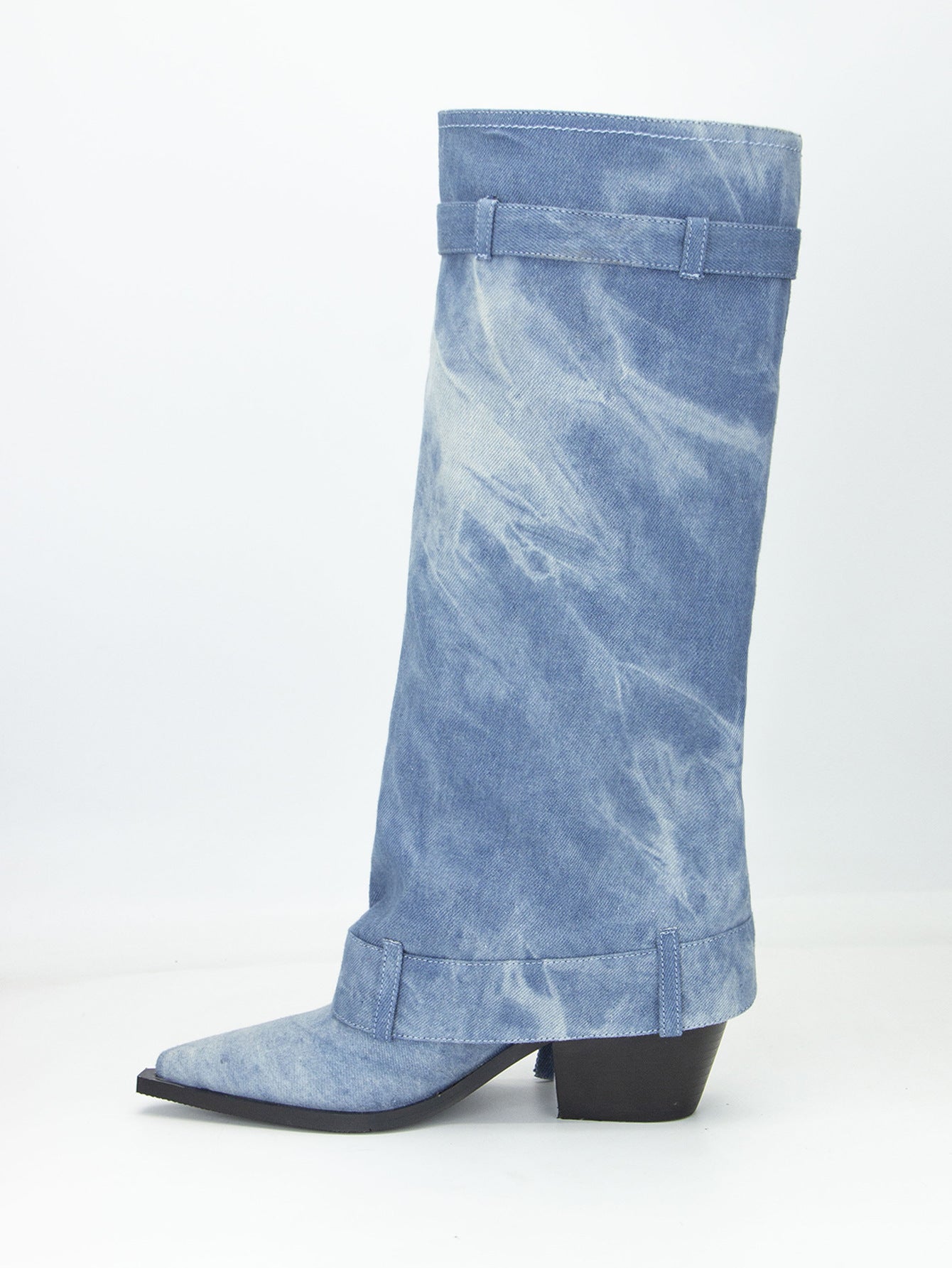 Дамски ботуши Denim Lock FW 2026-Thedresscode