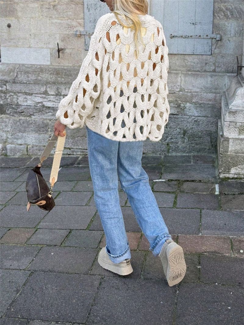Дамски пуловер Lattice FW 2026-Thedresscode