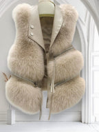 Дамски елек Nude zippers SS25-Дамски елек - Nude zippers-Thedresscode