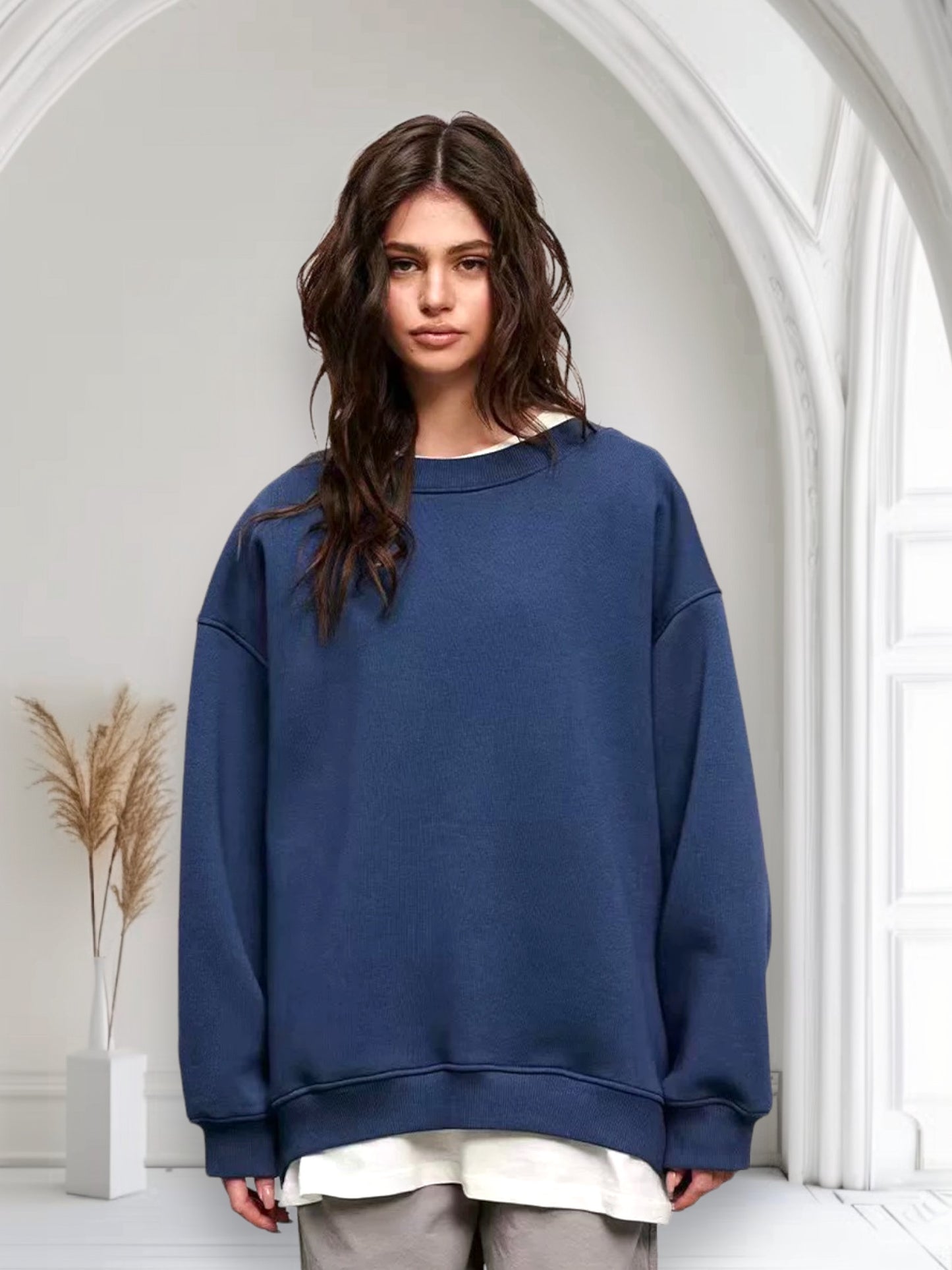 Дамски суичър Deep Blue SS24-Sweatshirt-Thedresscode