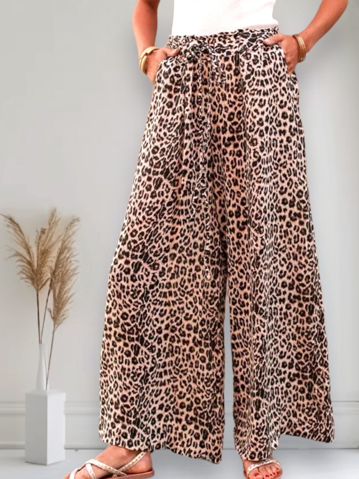 Дамски панталон Animal Print SS24-Thedresscode