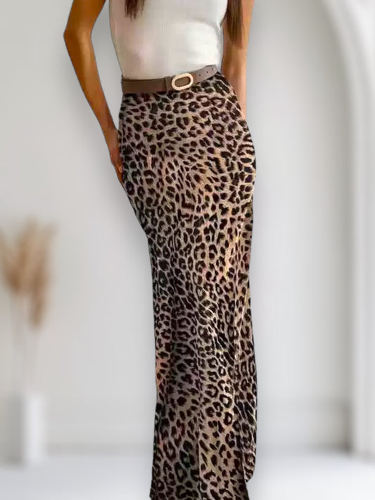 Дамска пола Leopard Print SS25-Clothing-Thedresscode