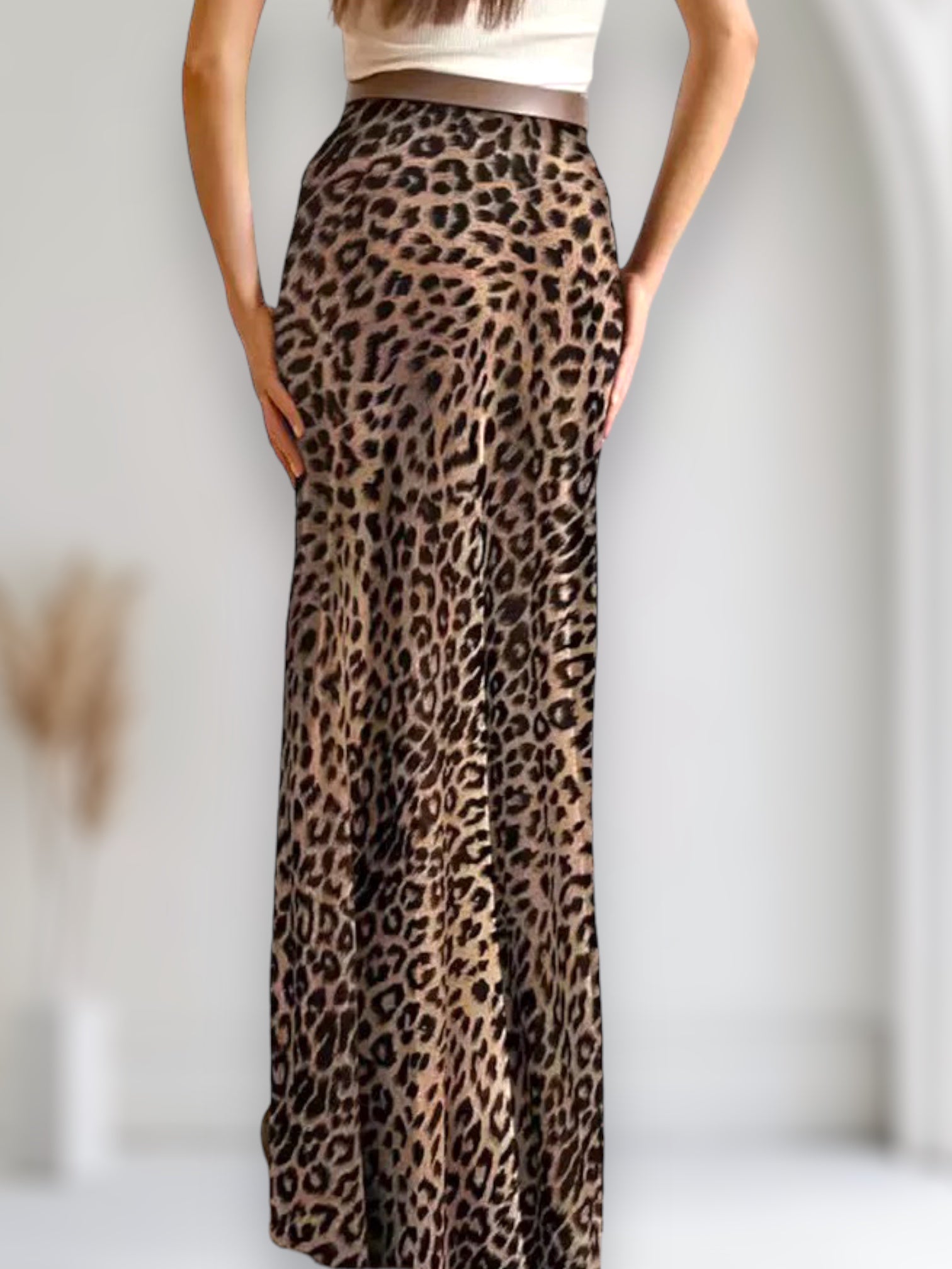 Дамска пола Leopard Print SS25-Clothing-Thedresscode
