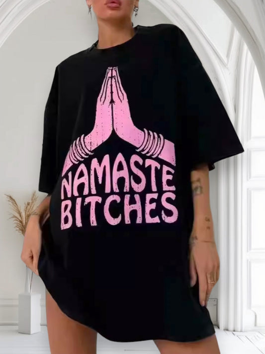 Дамска тениска Namaste 24'-Дамска тениска Namaste 24'-Thedresscode