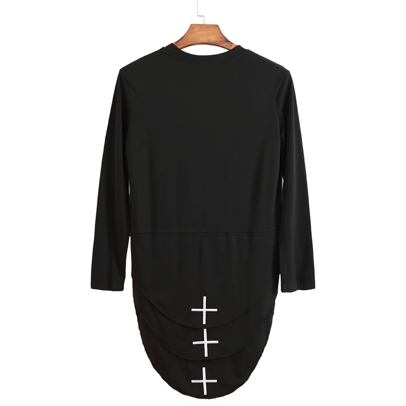 Мъжка блуза White Cross on back FW 2026-Мъжка блуза White Cross-Thedresscode