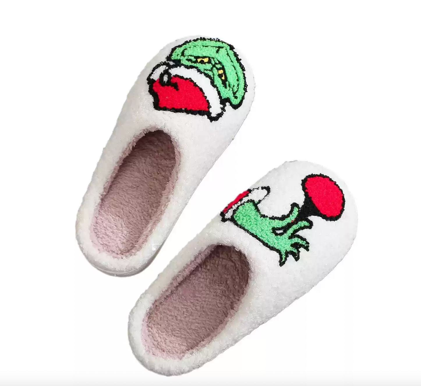 Унисекс коледни чехли Christmas grinch FW 2026-Мъжки домашни пантофи-Thedresscode
