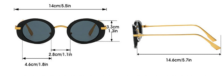 Дамски слънчеви очила Tiny Ovals SS26