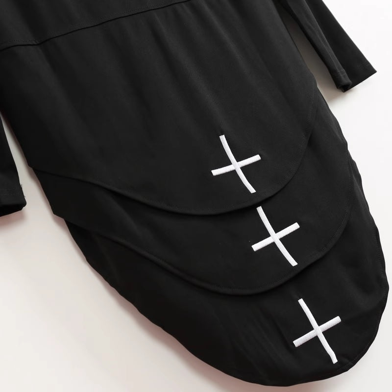 Мъжка блуза White Cross on back FW 2026-Мъжка блуза White Cross-Thedresscode
