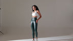 Дамски кожен клин Green Silk Leather AW 2026