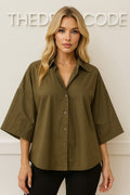 Дамска риза Olive Oversize SS26