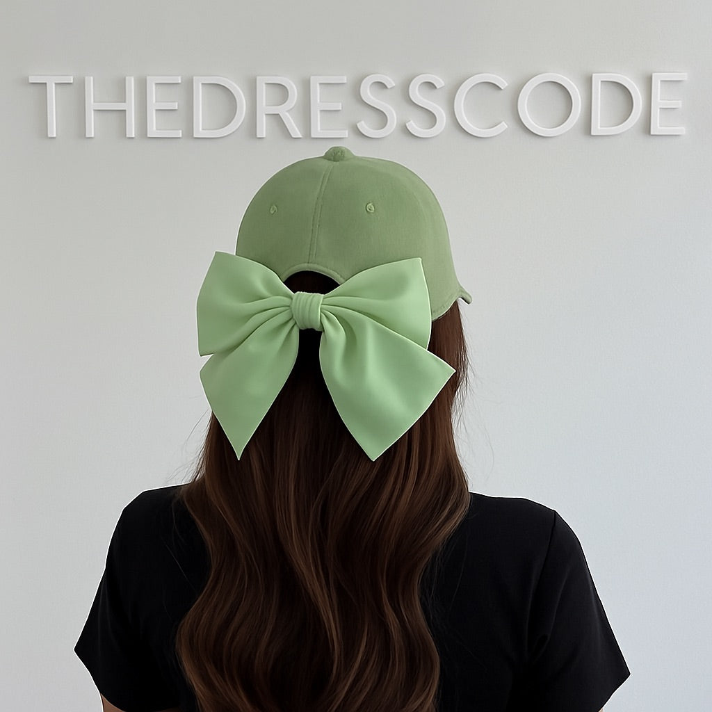 Дамска шапка Mint Bow SS26