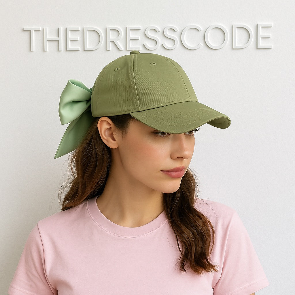 Дамска шапка Mint Bow SS26