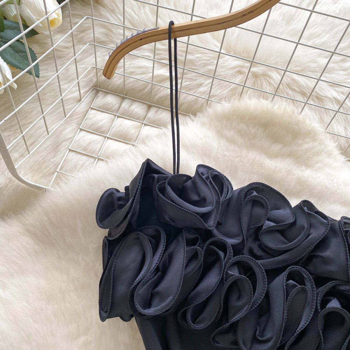 Дамско боди Noir Bloom SS26