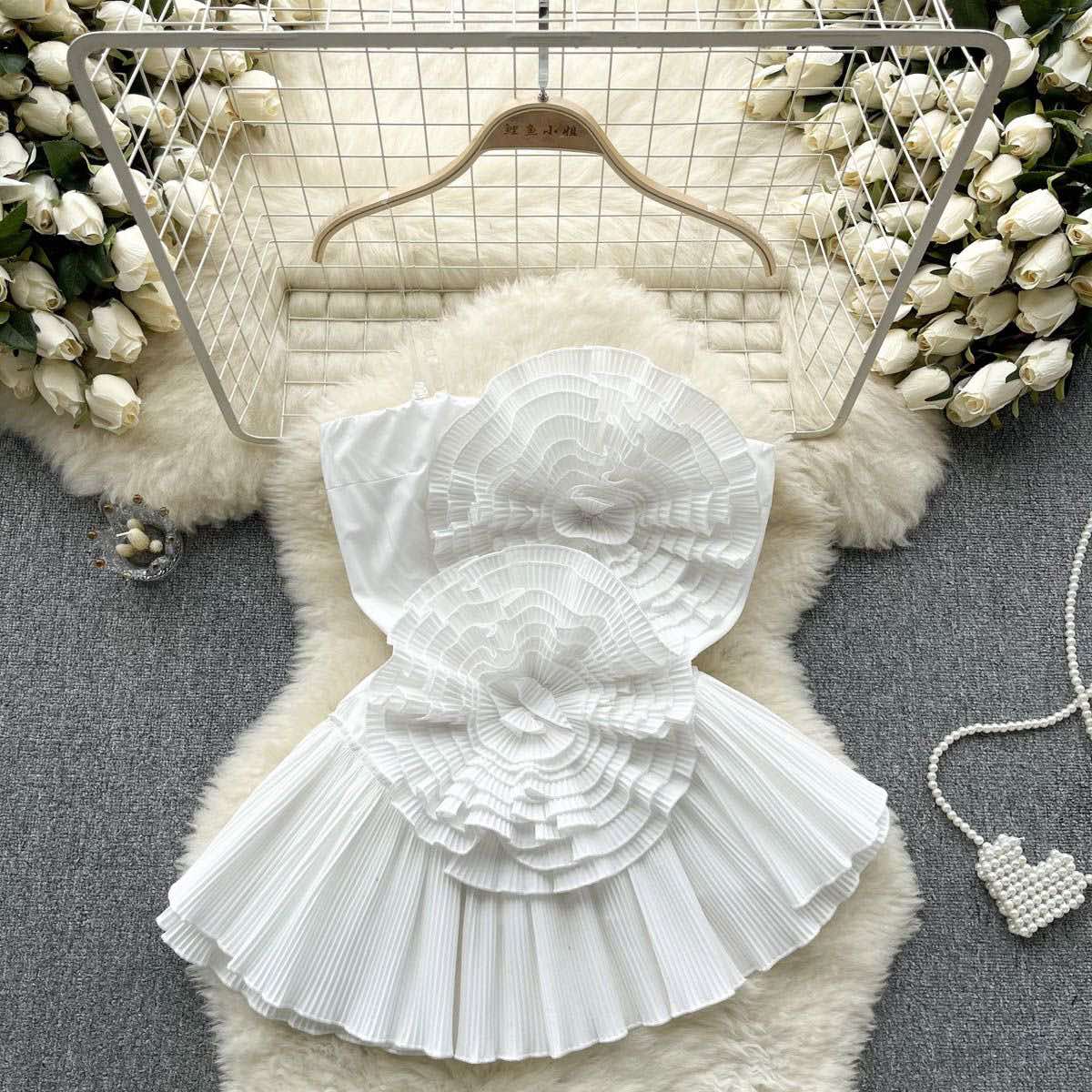 Дамски топ White Rosalia SS26