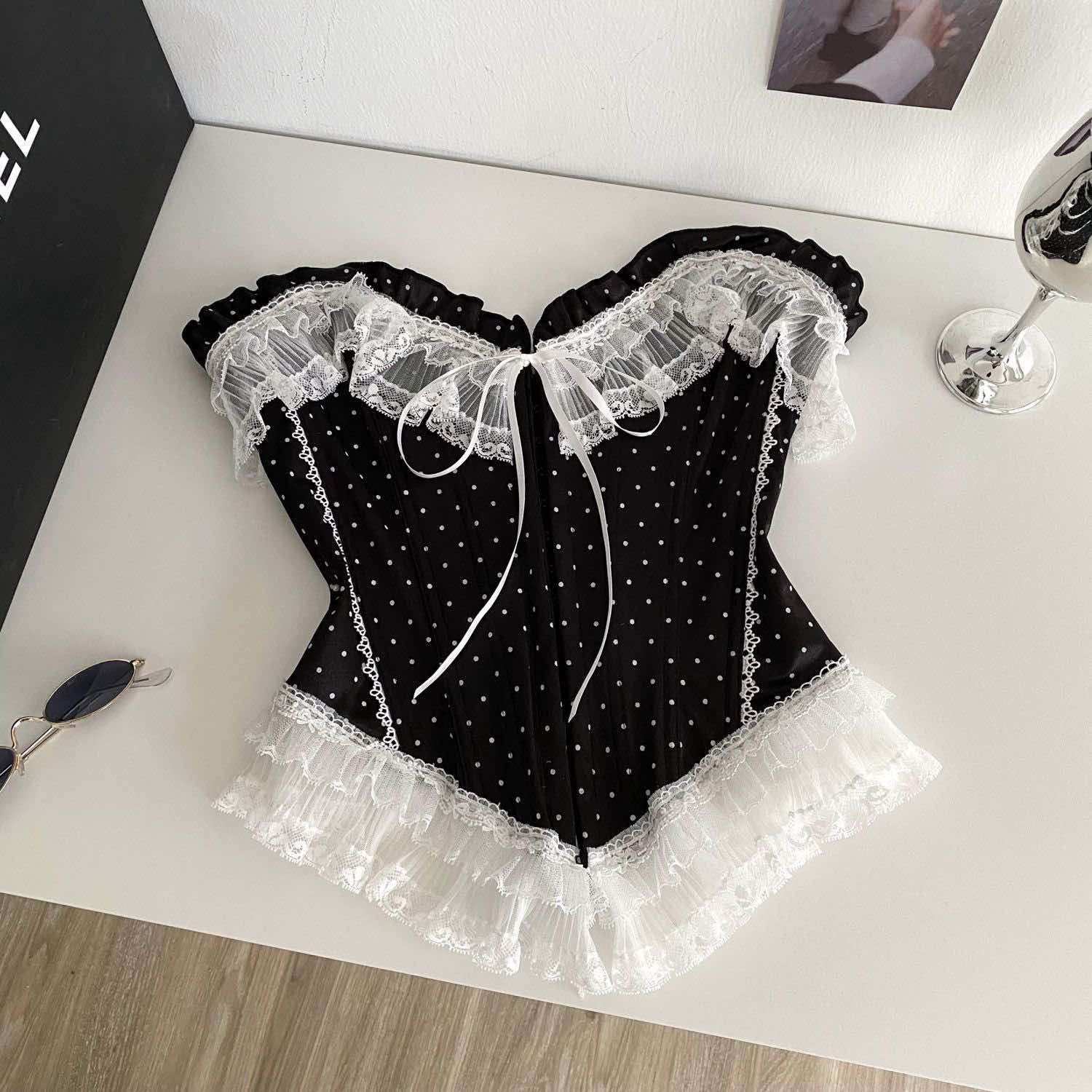 Дамски топ Lace & Dots Romance SS26