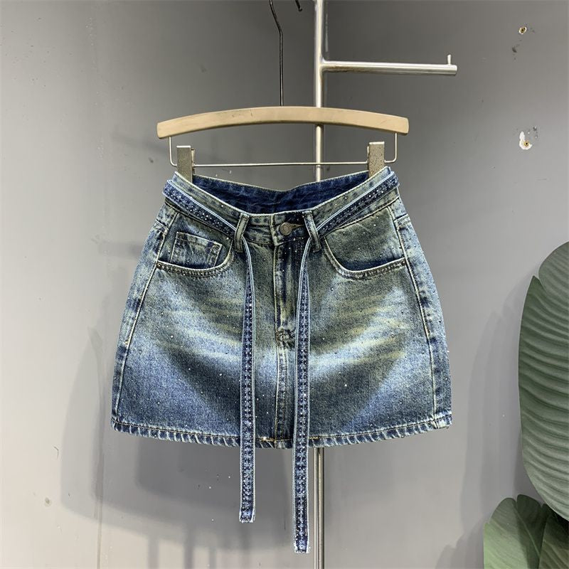 Дамска пола Denim Crystal SS26