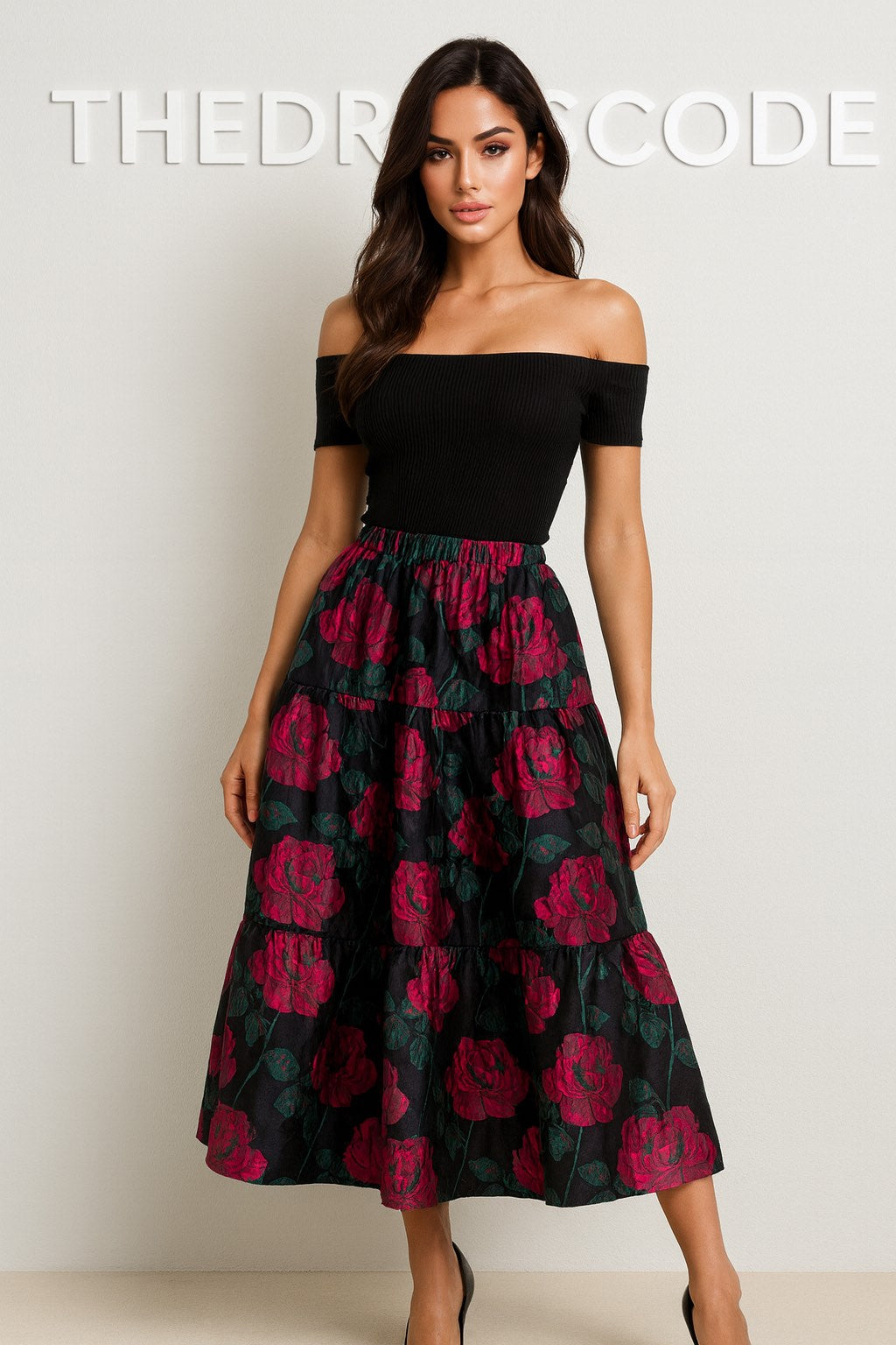 Дамска пола Dark Bloom SS26