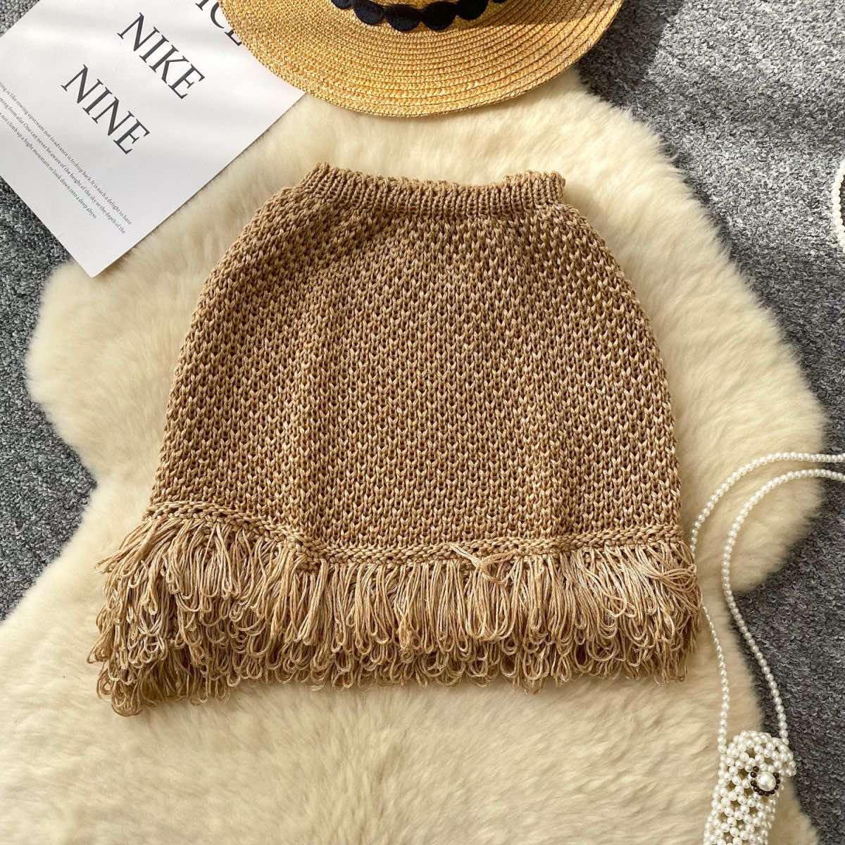 Дамска пола Sahara Fringe SS26