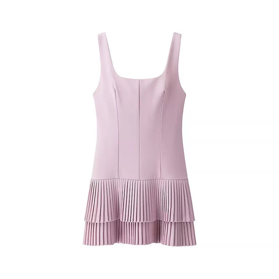 Дамски гащеризон Pink Pleated  SS26